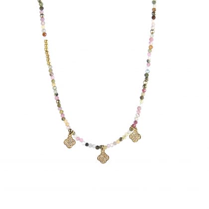 collier femme Alma trio de trèfles vue générale