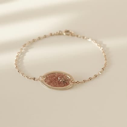 Bracelet Ekla galet gold & stone
