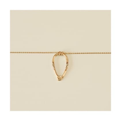 Collier Sunshine goutte d'or