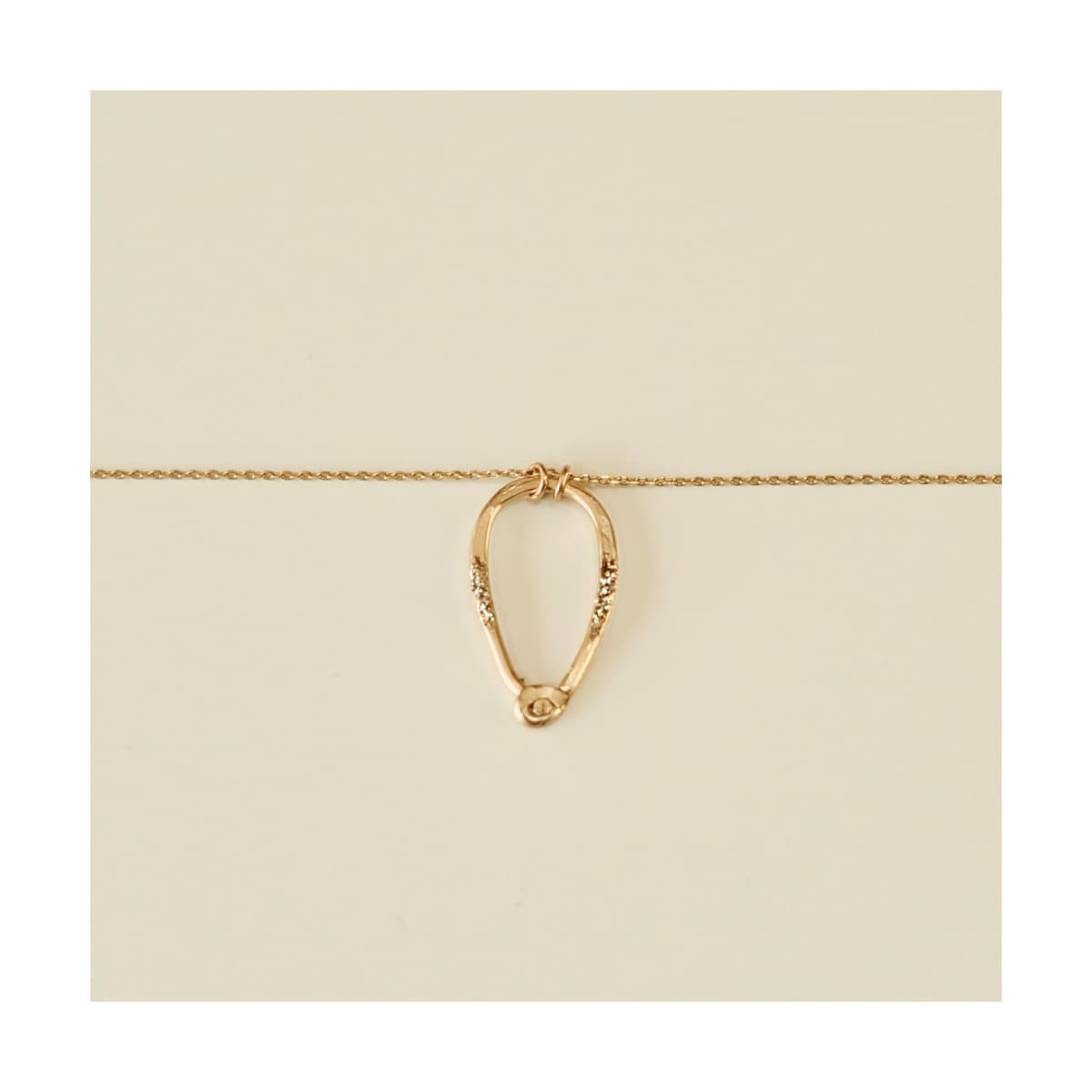 Collier Sunshine goutte d'or