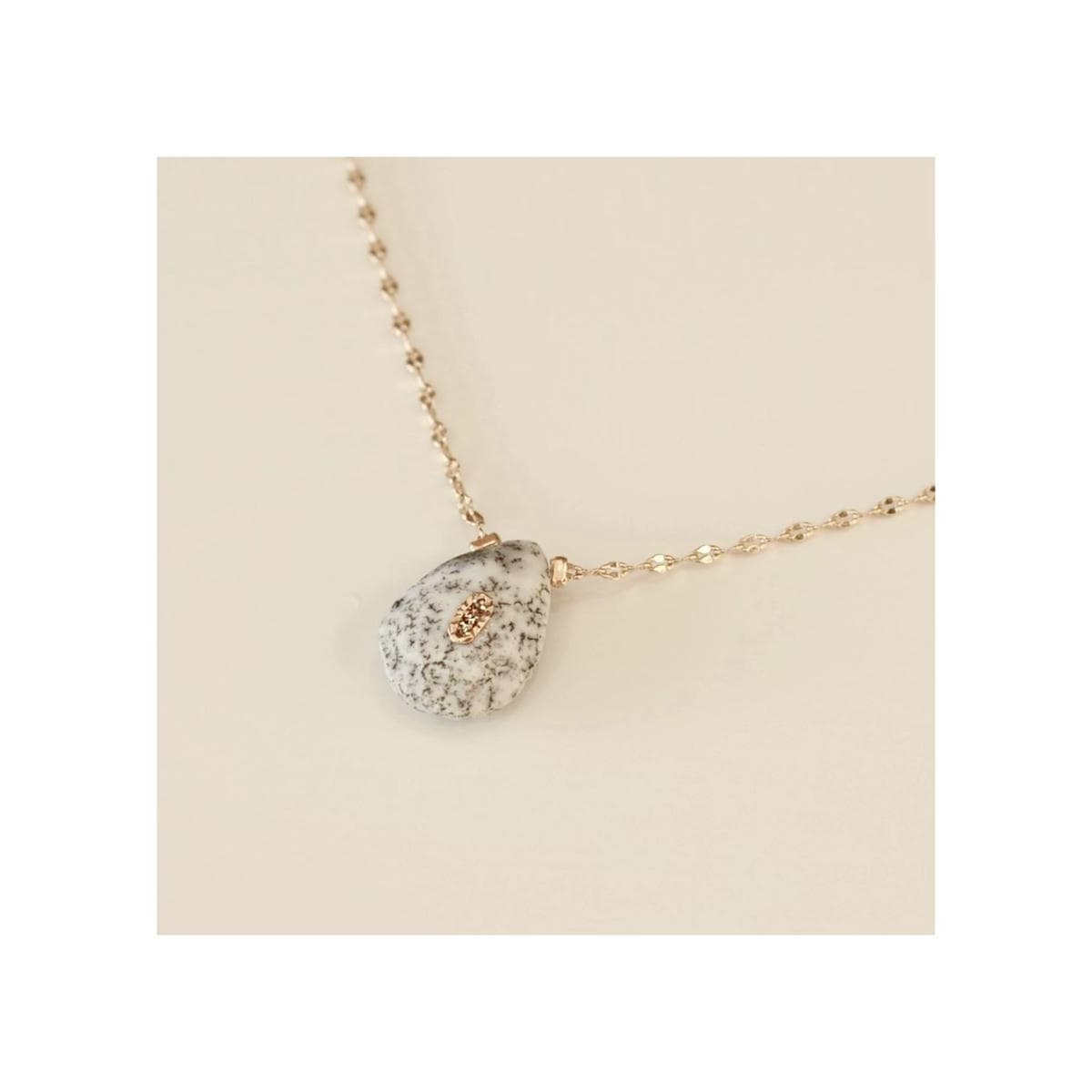 Collier Ekla Agate dendritique