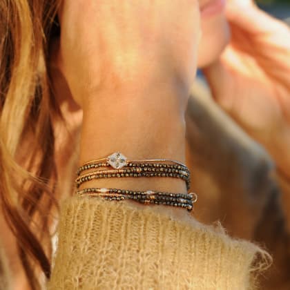 Bracelet Anna Pyrite