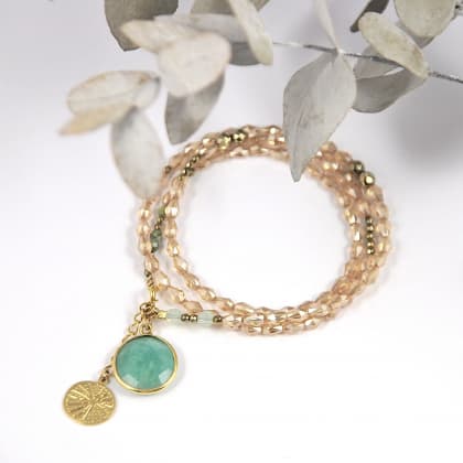 bracelet femme Angèle amazonite vue générale