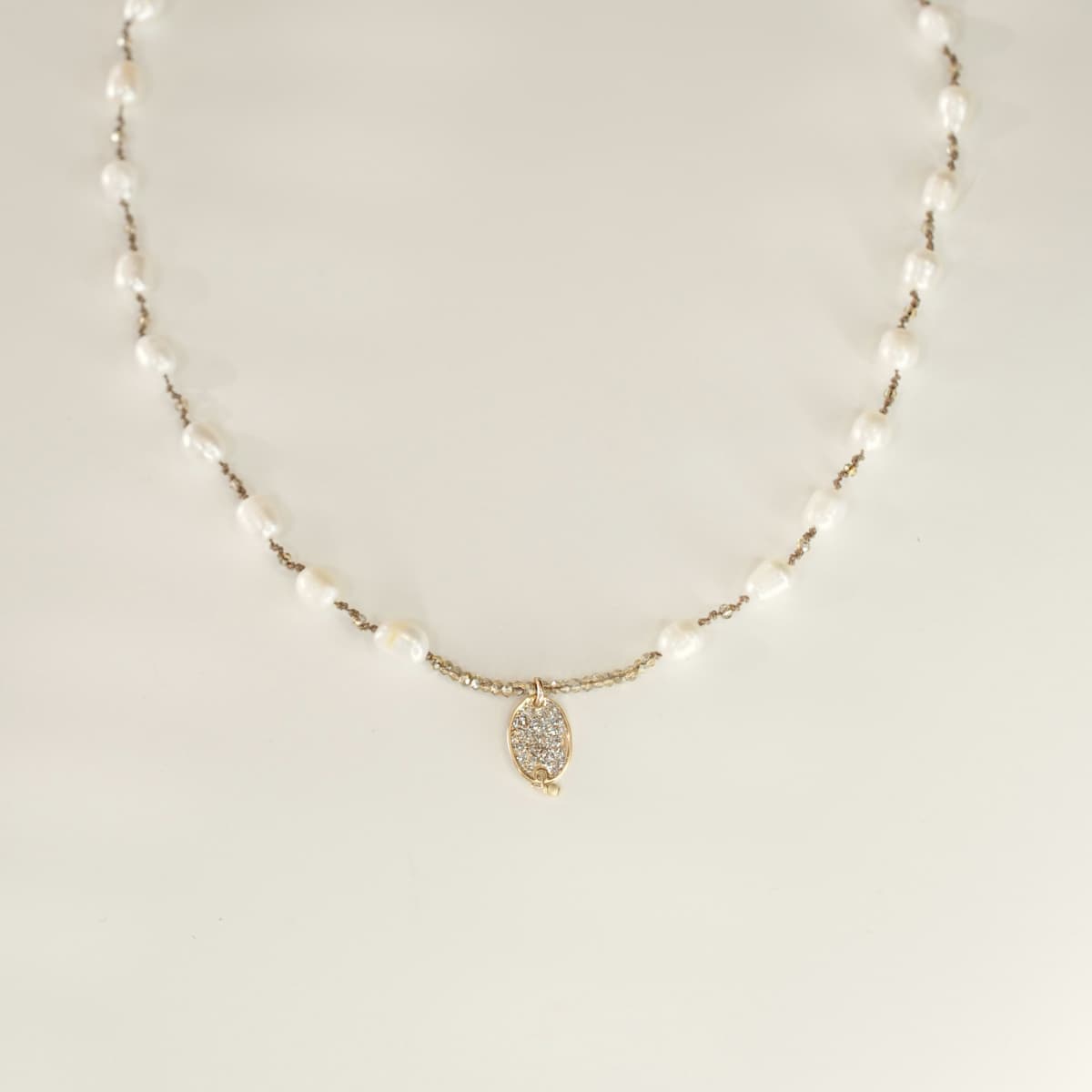 Collier Angèle perle d'eau douce