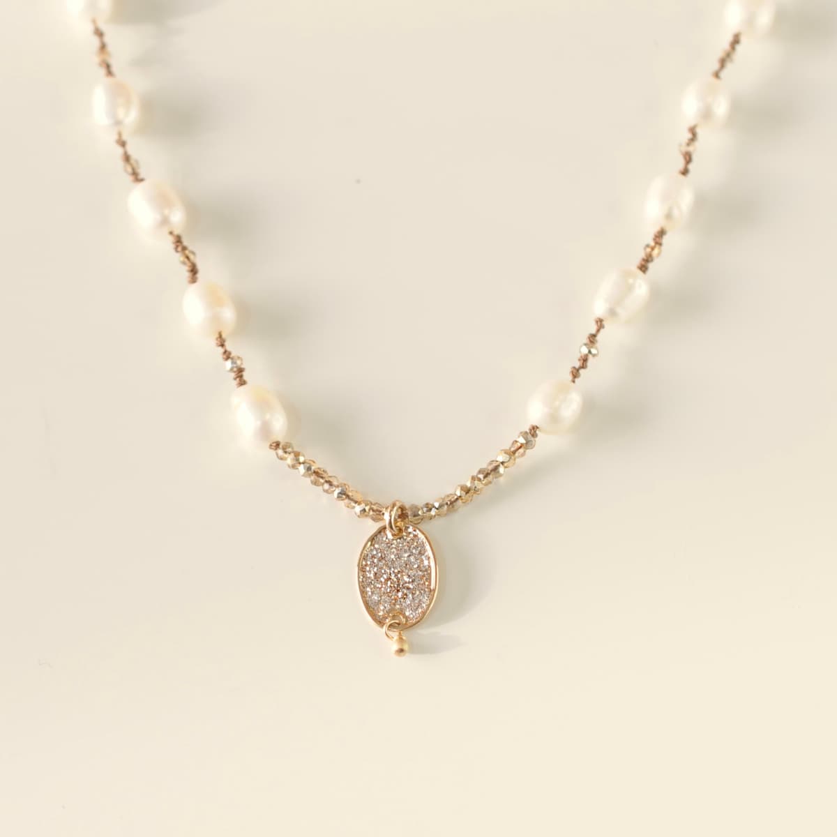 Collier Angèle perle d'eau douce