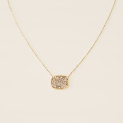 Collier Sunshine carré d'or 4 versions