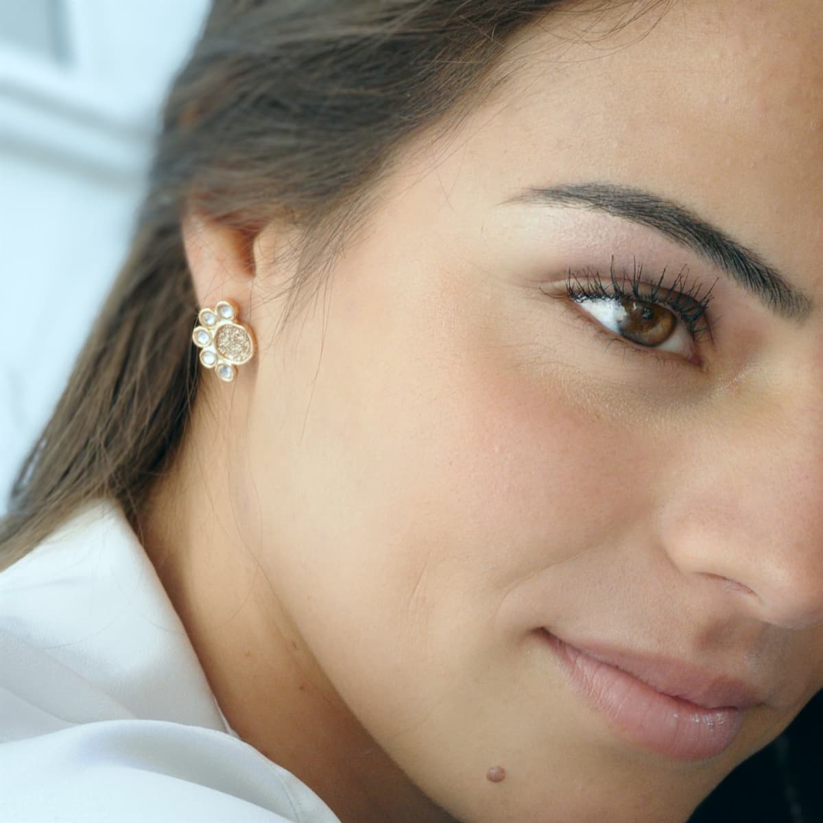 Boucles d'oreilles Flower