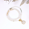 bracelet femme  Angèle mini perle d'eau douce 3 tours vue générale