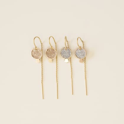Boucle d'oreilles chaine Luna
