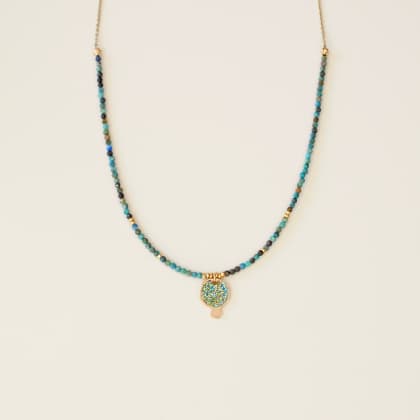 Collier Luna Azurite