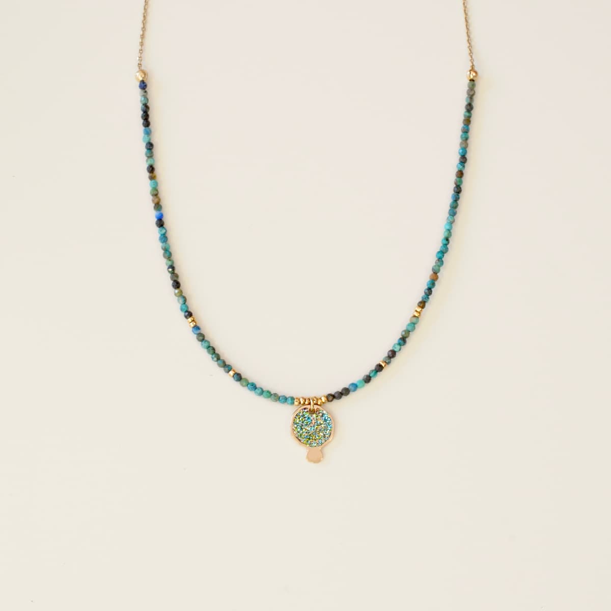 Collier Luna Azurite
