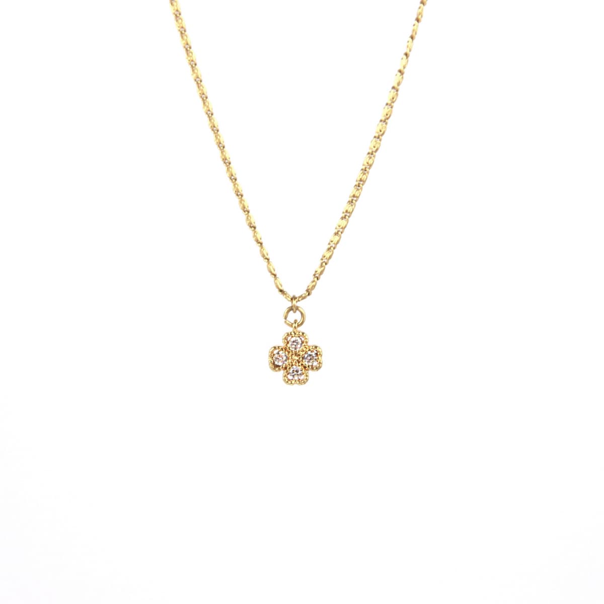 collier femme  Adèle grand Trèfle vue générale