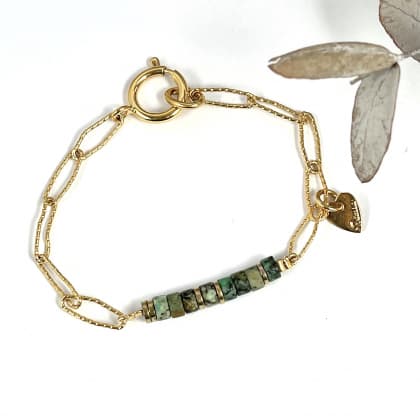 bracelet femme Anna turquoise vue générale