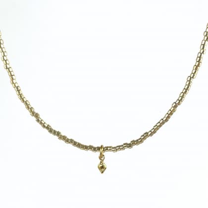 collier femme Anna doré vue générale