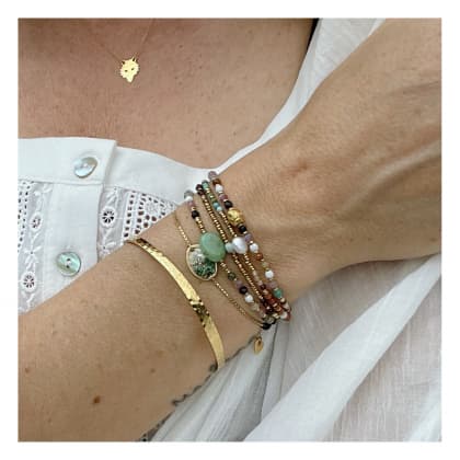 Bracelet femme Anna Rainbow portée