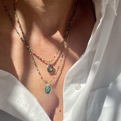 Collier Lenny Green