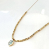 Collier Billie scarabée turquoise