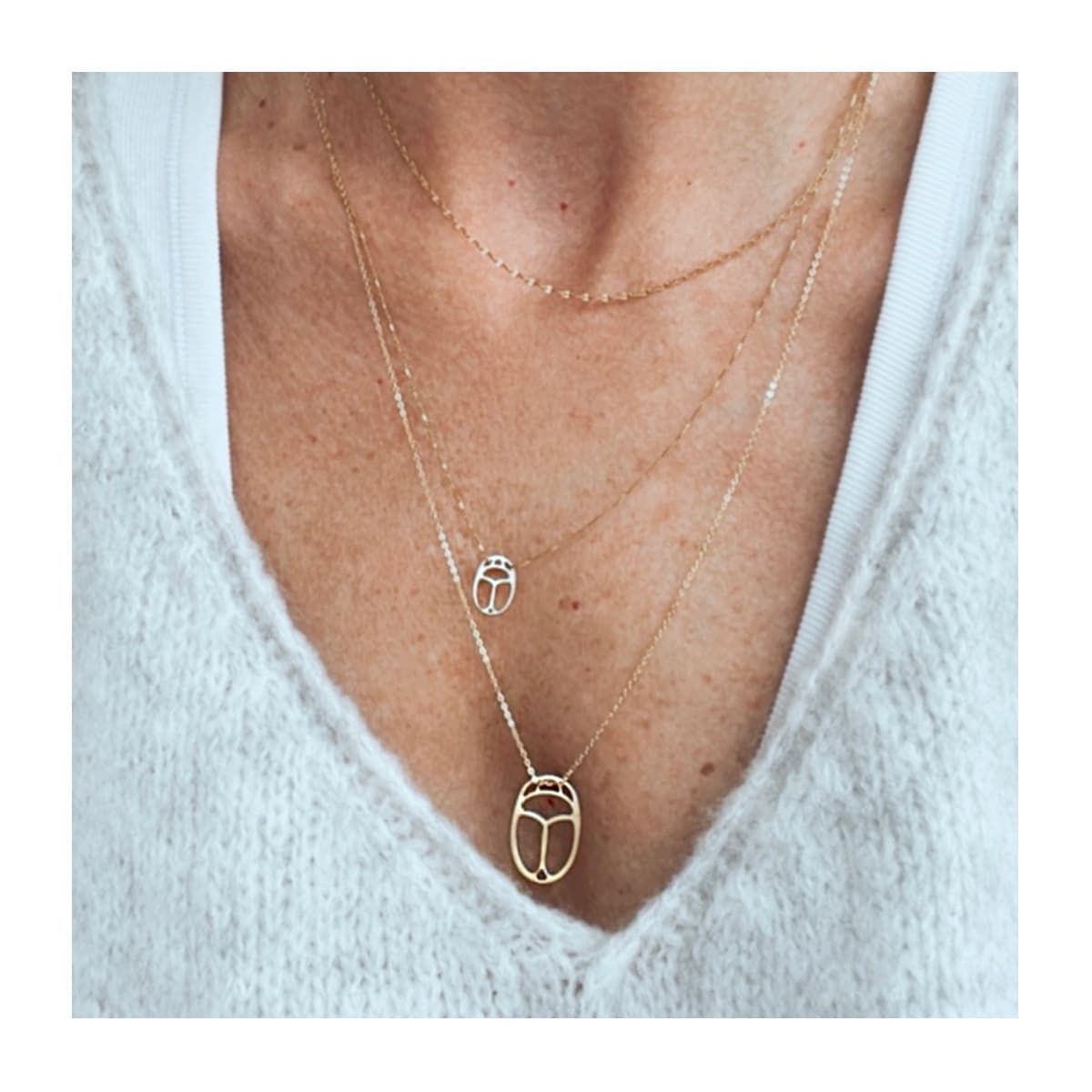 Collier Gaby Grand scarabée