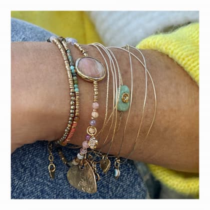 Bracelet Alma pastille Opale