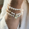 Bracelet Angèle Perles d'eau douce 3 rangs