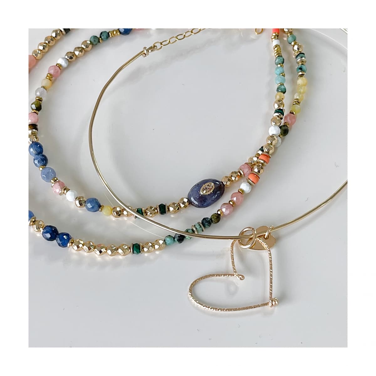 Bracelet de cheville Anna Iolite