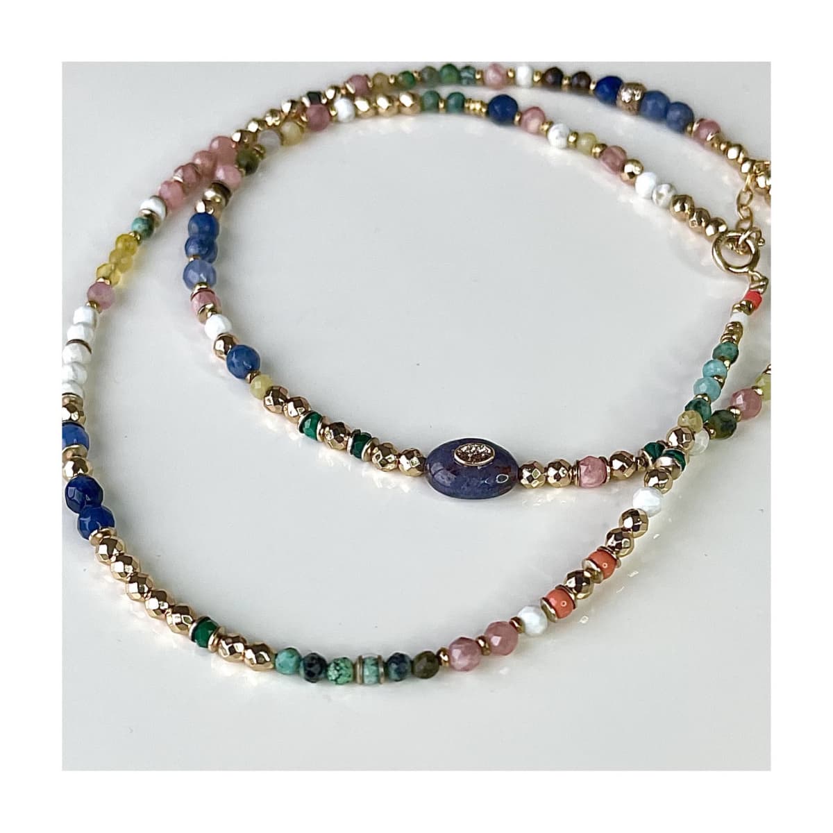 Bracelet de cheville Anna Iolite