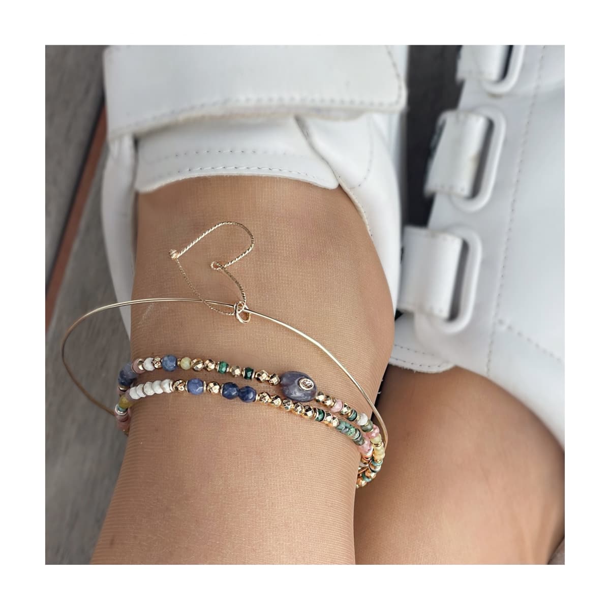 Bracelet de cheville Anna Iolite