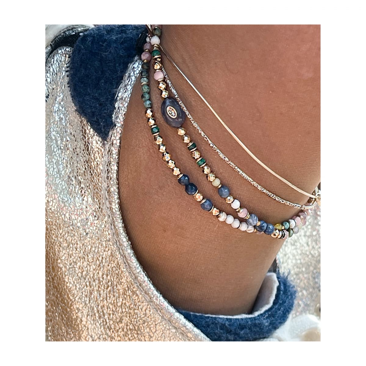 Bracelet de cheville Anna Iolite