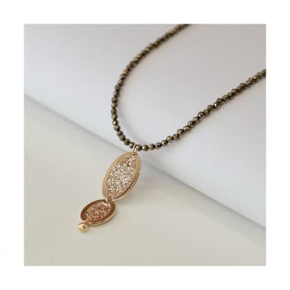 Collier Sunshine duo galets...