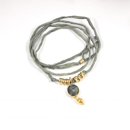bracelet femme Lou kaki vue générale