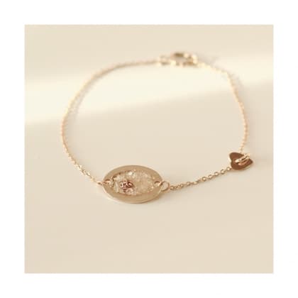 Bracelet Ekla galet Aquamarine