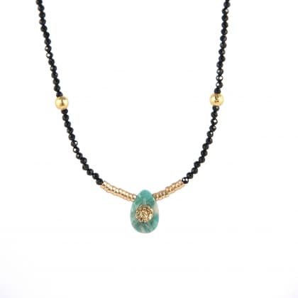 collier femme Louisette Amazonite vue générale