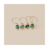 Boucles d'oreilles Rubellite